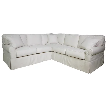 Sectional with Skirted Base